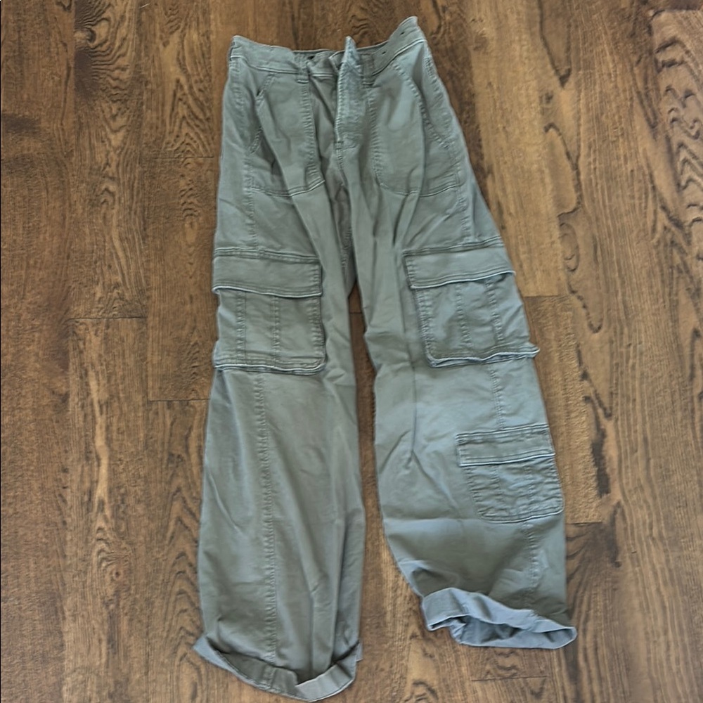 Hollister Gray Wide Leg Pants